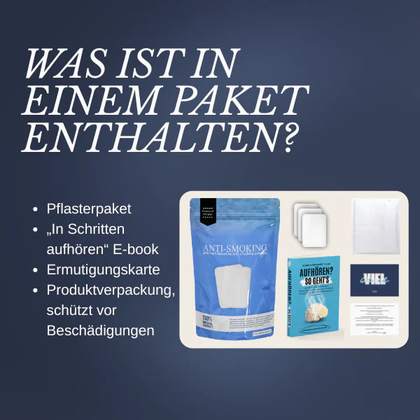 Anti-Raucher Pflaster – Aufhören ohne Stress. Ohne Rückfälle.